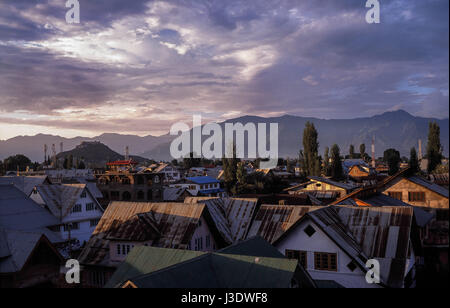 Srinagar, Jammu und Kaschmir, Indien, 2010, eine Ansicht von Srinagar Stockfoto