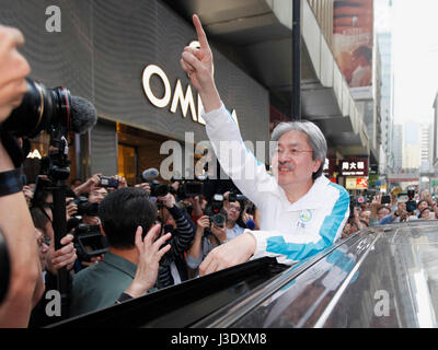 Hauptgeschäftsführer von Hong Kong Wahl, 2017 Stockfoto