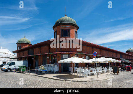 Gebäude der Börse Olhao Algarve Portugal Stockfoto