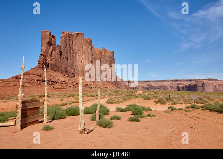 Monument Valley, Arizona, Vereinigte Staaten von Amerika Stockfoto