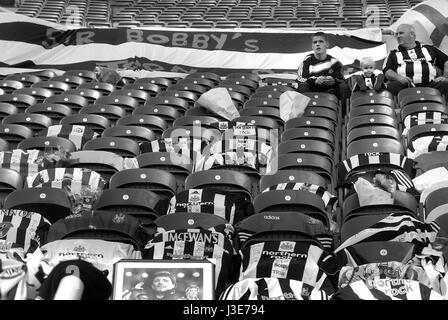 St James Park Bobby Robson Tribute Stockfoto