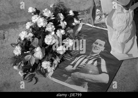 St James Park Bobby Robson Tribute Stockfoto