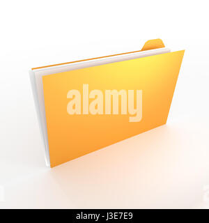 3D Ordner Konzept - ideal für Themen wie Büro, Dokumente, Daten, Forschung usw.. Stockfoto