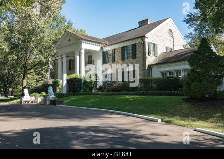 Äußere Graceland in Memphis, Tennessee Stockfoto