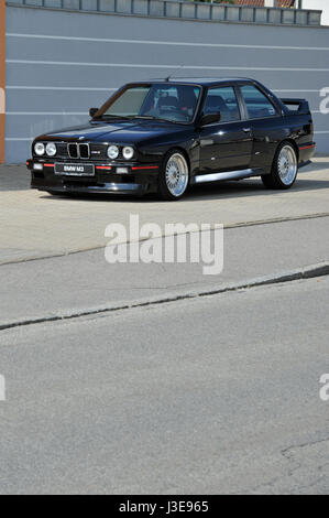 BMW E30 Form M3 Deutsch super Limousine Stockfoto