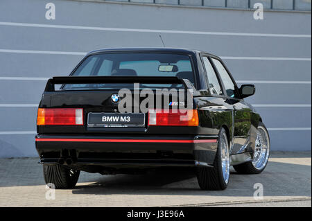 BMW E30 Form M3 Deutsch super Limousine Stockfoto