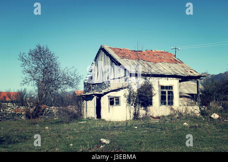 Landhaus - Dsegh Dorf, Armenien aufgegeben Stockfoto