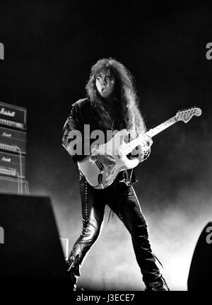 17. September 2016, Irvine Kalifornien, Yngwie Malmsteen auf der Bühne auf dem Sirius XM Haar Nation Fest Stockfoto