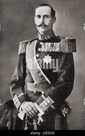 Haakon VII, 1872-1957, bekannt als Prinz Carl von Dänemark bis 1905. Dänischer Prinz, der erste König von Norwegen nach Auflösung der Union mit Schweden 1905 wurde.  Hutchinson Geschichte der Nationen veröffentlichte 1915. Stockfoto