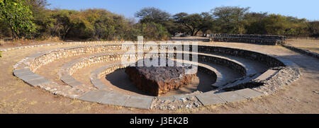 Hoba Meteorit Stockfoto