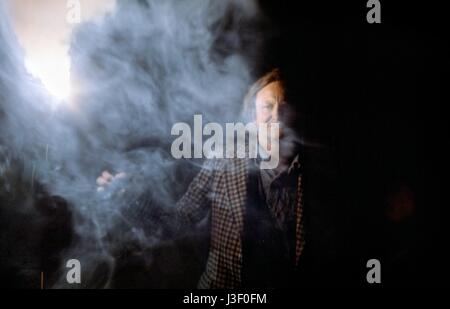 Zardoz Jahr: 1974 UK Regie: John Boorman, John Boorman am Set Stockfoto