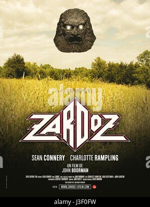 Zardoz Jahr: 1974 UK Regie: John Boorman Filmplakat Stockfoto