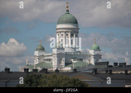 Dom von Helsinki am Senatsplatz, Helsinki, Finnland Stockfoto