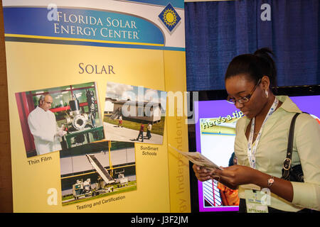Miami Florida, InterContinental, Hotelhotels in Motelhotels, Florida Summit on Global Climate Change, Environment, Warming, Renewable Energy, gree Stockfoto