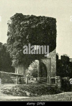 Torhaus Farleigh Hungerford Castle 19. Jahrhundert Stockfoto