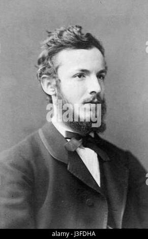 Georg Cantor war ein deutscher Mathematiker, der vor allem für die Entwicklung der Mengentheorie und die Einführung des Konzepts der unendlichen Zahlen bekannt war. Seine bahnbrechenden Arbeiten legten den Grundstein für einen Großteil der modernen Mathematik, insbesondere in der Erforschung von realen Zahlen und Kardinalzahlen. Stockfoto