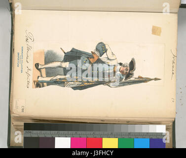 Dieses historische Werk befasst sich mit der Herrschaft Ludwigs XIV. Von Frankreich von 1700 bis 1720, einer Zeit, die von der absoluten Herrschaft des Königs und der Erhabenheit der französischen Kultur und Politik geprägt war. Das Dokument, das in der New York Public Library ausgestellt wurde, enthält Hinweise auf die politischen, sozialen und kulturellen Entwicklungen Frankreichs während der späten Regierungszeit des Sonnenkönigs. Stockfoto