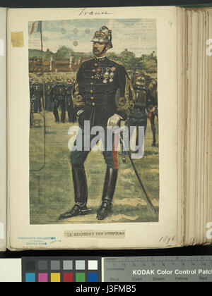 Eine Fotografie aus Frankreich, 1896, die eine Szene aus Frankreich des späten 19. Jahrhunderts darstellt. Es fängt einen Moment in der französischen Geschichte ein und zeigt die kulturelle und soziale Atmosphäre der Zeit. Stockfoto