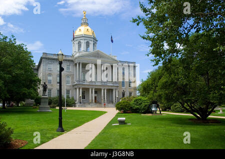 Die New Hampshire Landeshauptstadt - Concord, NH Stockfoto