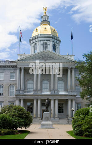 Die New Hampshire Landeshauptstadt - Concord, NH Stockfoto