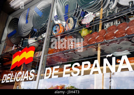 Miami Florida, Delicias de Espana, spanisches Restaurant, Gourmet-Produkte, Lebensmittel, Shopping Shopper Shopper Geschäfte Markt Märkte Markt Kauf Selli Stockfoto