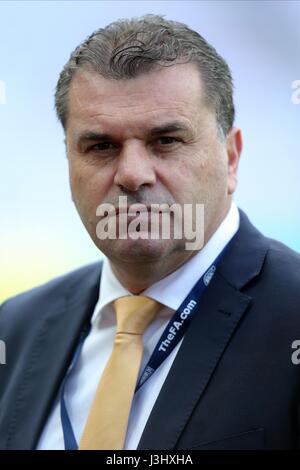 ANGE POSTECOGLOU Australien MANAGER STADIUM der leichten SUNDERLAND ENGLAND 27. Mai 2016 Stockfoto