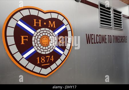 TYNECASTLE STADIUM HEARTS OF MIDLOTHIAN FC TYNECASTLE STADIUM EDINBURGH Schottland 7. August 2016 Stockfoto