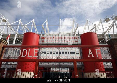 RIVERSIDE STADIUM MIDDLESBROUGH FC V STOKE CITY RIVERSIDE STADIUM MIDDLESBROUGH ENGLAND 13. August 2016 Stockfoto