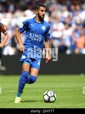 RIYAD MAHREZ LEICESTER CITY FC LEICESTER CITY FC KC STADIUM HULL ENGLAND 13. August 2016 Stockfoto