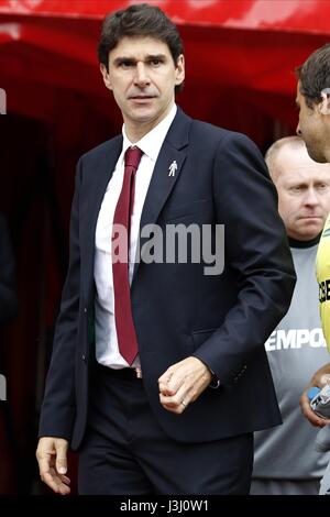 AITOR KARANKA MIDDLESBROUGH FC MANAGER MIDDLESBROUGH FC MANAGER Stadion von leichten SUNDERLAND ENGLAND 21. August 2016 Stockfoto