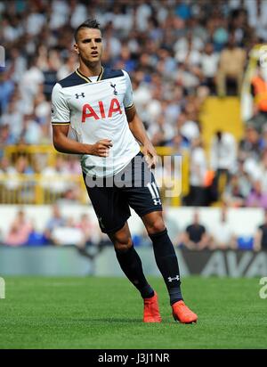 ERIK LAMELA von TOTTENHAM HOTSP TOTTENHAM HOTSPUR V LIVERPOOL WHITE HART LANE Stadion LONDON LONDON ENGLAND 27. August 2016 Stockfoto