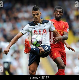 ERIK LAMELA von TOTTENHAM HOTSP TOTTENHAM HOTSPUR V LIVERPOOL WHITE HART LANE Stadion LONDON LONDON ENGLAND 27. August 2016 Stockfoto