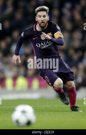 LIONEL MESSI MANCHESTER CITY V FC BARCELON ETIHAD STADIUM MANCHESTER ENGLAND 1. November 2016 Stockfoto