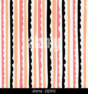 Hand gezeichnet nahtlose Muster Stock Vektor