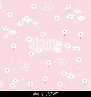 nahtlos mit Blumen Muster Stock Vektor