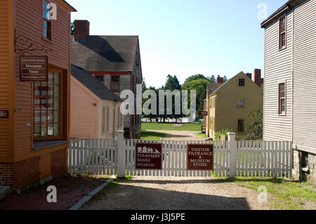 Strawbery Banke - Portsmouth, New Hampshire, USA Stockfoto