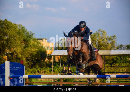 Reiten Sie, World Cup, Bozhurishte, Sofia, Bulgarien Stockfoto