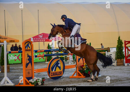 Reiten Sie, World Cup, Bozhurishte, Sofia, Bulgarien Stockfoto