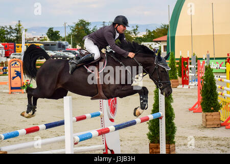 Reiten Sie, World Cup, Bozhurishte, Sofia, Bulgarien Stockfoto