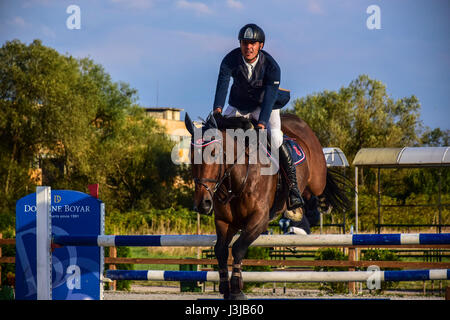 Reiten Sie, World Cup, Bozhurishte, Sofia, Bulgarien Stockfoto