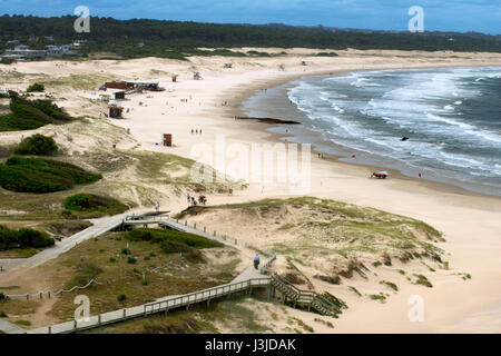 Strand in José Ignacio, Punta del Este, Uruguay Stockfoto