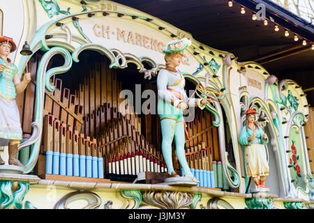 Automatisierte Festplatz Orgel von Charles Marenghi & Cie im frühen 20. Jahrhundert erbaut Stockfoto