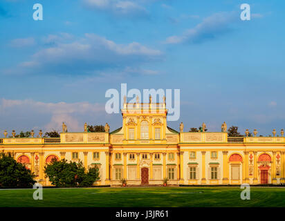Polen, Woiwodschaft Masowien, Warschau, Wilanow Palast Stockfoto