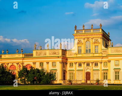 Polen, Woiwodschaft Masowien, Warschau, Wilanow Palast Stockfoto