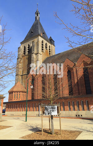 Kirche von Saint Joan von Arche in Gien, Frankreich Stockfoto