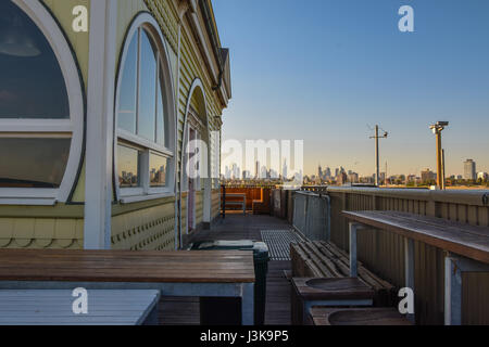 St Kilda Pavillon Stockfoto