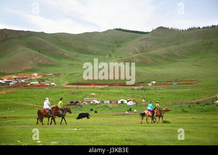 Gorkhi-Tärelsch National Park in Ulaanbaatar, Mongolei Stockfoto