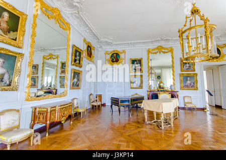 Paris, Frankreich 1. Juni 2015: Im Schloss von Versailles, unglaubliche Details und Innendekoration. Stockfoto