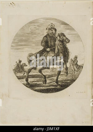 Ungarische Reiter von Stefano della Bella (2) Stockfoto