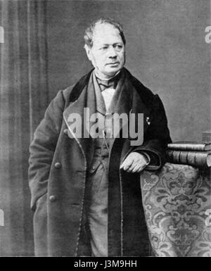 Hippolyte Bayard, eine Pionierin der Fotografie, schuf dieses Selbstporträt 1863 mit frühen fotografischen Techniken. Bayard ist bekannt für seine Beiträge zur Entwicklung fotografischer Prozesse im 19. Jahrhundert. Stockfoto